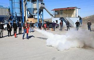 Battalgazi Belediyesi’nde yangın tatbikatı