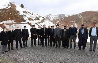 Battalgazi’de muhtarlar sulama için Şilan çayına...