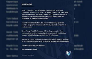 BB Erzurumspor Jaw Achka’yı süresiz kadro dışı...