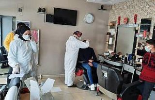 Berber ve kuaförlere korona virüs testi yapılıyor