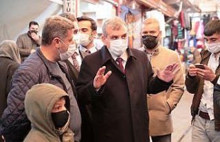 Beyazgül esnaf ve vatandaşlarla buluştu