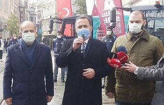 Beyoğlu sokaklarını yeri ve milli temizlik araçları...