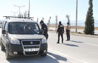 Beyşehir’de sokağa çıkma kısıtlamasına uymayanlara...