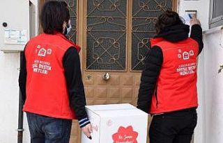 Bilecik Belediyesinin ihtiyaç sahiplerine gıda yardımı...