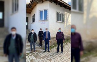 Bir günde 5 köy ziyaret etti