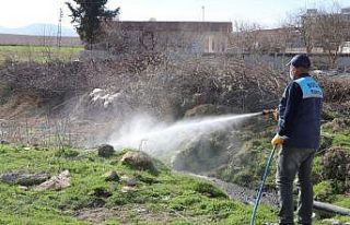 Bozova’da ilaçlama çalışmalarına başlandı