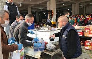 Bulancak Belediyesi’nden Pazar esnafına sıcak...