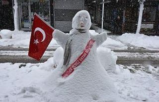 Burası kardan adamların caddesi