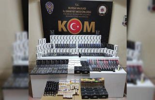 Bursa’da gümrük kaçağı elektronik sigara ve...