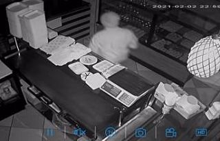 Bursa’da sadaka kutusunu çalan hırsız kameraya...