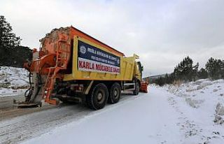 Büyükşehir karla mücadele ekipleri teyakkuzda