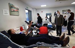 Büyükşehir Ulaşım AŞ’den kan bağışında...