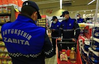 Büyükşehir zabıtasından etiket denetimi