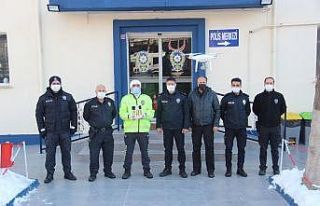 Çan’da drone ile denetim