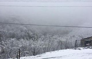 Çarşamba’da kar yağışı