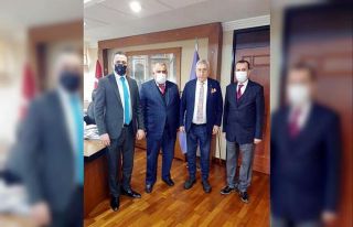 ÇESOB Başkanı Gür TESK Başkanı Bendevi Palandöken’i...