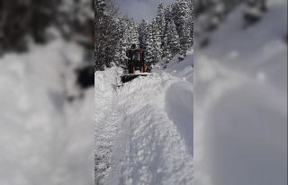 Cide’de 20 köy yolu ulaşıma açıldı