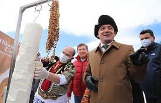 Çıldır Gölü’nde renkli görüntüler