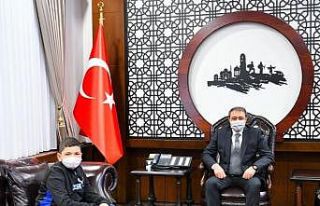 Çoban Şevki’den Vali Şıldak’a ziyaret