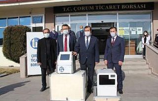 Çorum Ticaret Borsasınca verilen PCR cihazı vakaların...