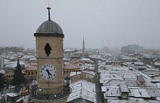 Çorum’da kar yağışı başladı