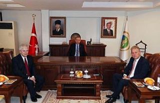 Cumhurbaşkanı Erdoğan, İZTO ve EBSO başkanları...