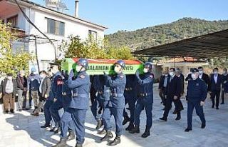 Dalaman’da Kore gazisi son yolculuğuna uğurlandı