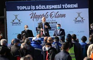 Darıca Belediyesi’nde toplu iş sözleşmesi imzalandı