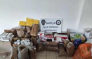 Datça’da 210 kilogram kaçak tütün ele geçirildi