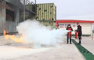 Denizli’de arama kurtarma gönüllülerine yangın...