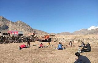 Develi halkı sağlıklı yaşam için spor yapıyor