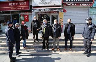 Develi ilçe protokolünden açık işyerlerine denetim