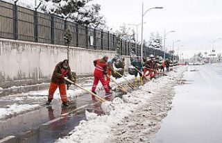 Diyarbakır Büyükşehir Belediyesi ekipleri kar...