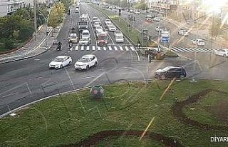 Diyarbakır’da karşıya geçmeye çalışan yaya...