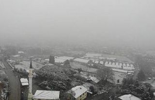 (Drone)İstanbul’da kar yağışı havadan görüntülendi