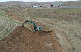 DSİ iş makinaları iş başında