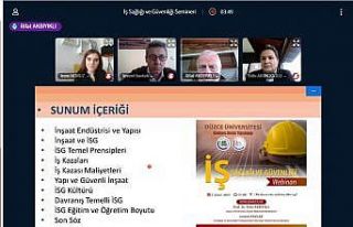 DÜ’de iş sağlığı ve güvenliğinin önemi...