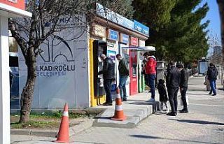 Dulkadiroğlu’nda engelli ve yaşlıların ATM çilesi...