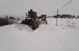 Dumlupınar’da karla mücadele çalışmaları