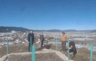 Dumlupınar’da Şehitlik bakım ve onarım çalışmaları