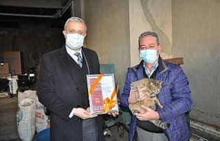 Duyarlı muhtar ödüllendirildi