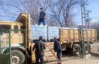 Düziçi’nde köylere çöp konteyneri dağıtılmaya...