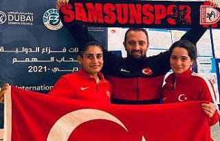 Eda Yıldırım gülle atmada Türkiye rekorunu kırdı