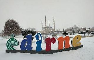 Edirne’de yüz yüze eğitime kar engeli