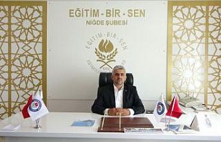 Eğitim- Bir Sen Niğde Şube Başkanı Hasan Orhan: