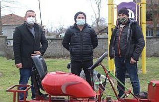 El yapımı taşıt ilgi odağı oldu