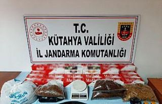 Emet’te kaçak sigara operasyonu