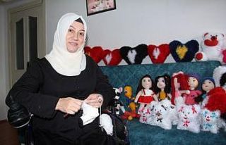 Engellerini aştığı hobisi şimdi gelir kaynağı...