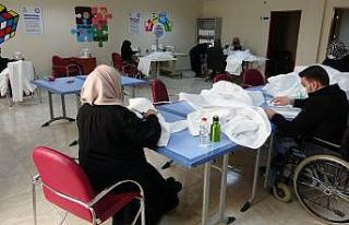 Engelli bireyler “Engelsiz Maske Üretim Projesi”...