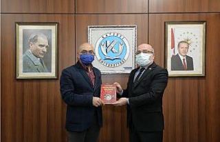 Erciyes A.Ş. Yönetim Kurulu Başkanı Cıngı, Rektör...